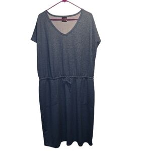 Blue 32 Degree Cool Shirt Sweatshirt Dress XXL